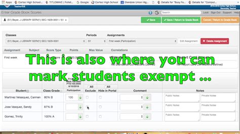 vcs portal gradebook